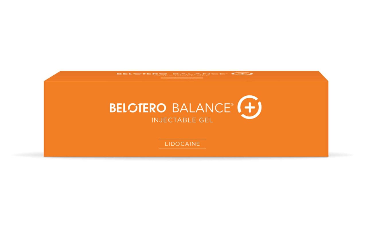 Packaging of Belotero Balance dermal filler, a clinical treatment option used at Millennium Clinic KL to improve acne scars and enhance skin smoothness.