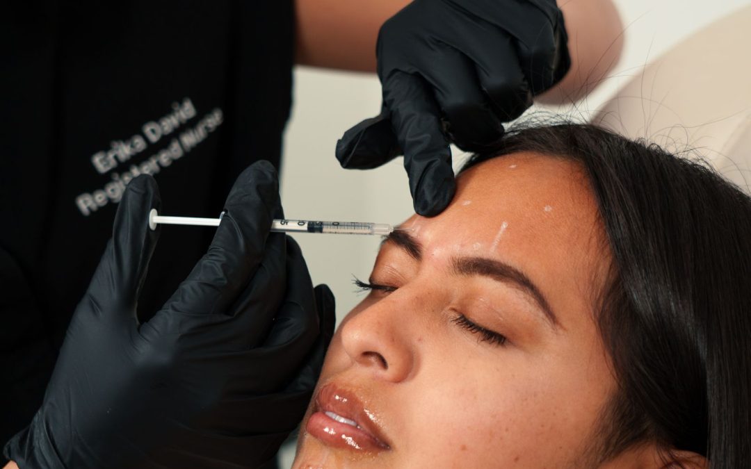 Professional botulinum toxin procedure performed in a medical spa